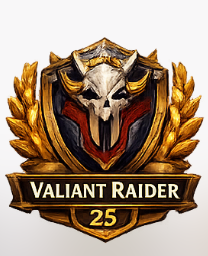 Valiant Raider Badge