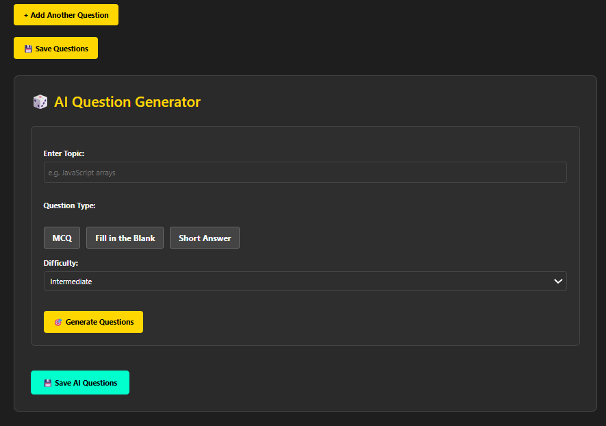 Question Builder