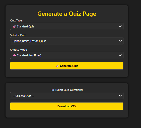 Quiz Generator